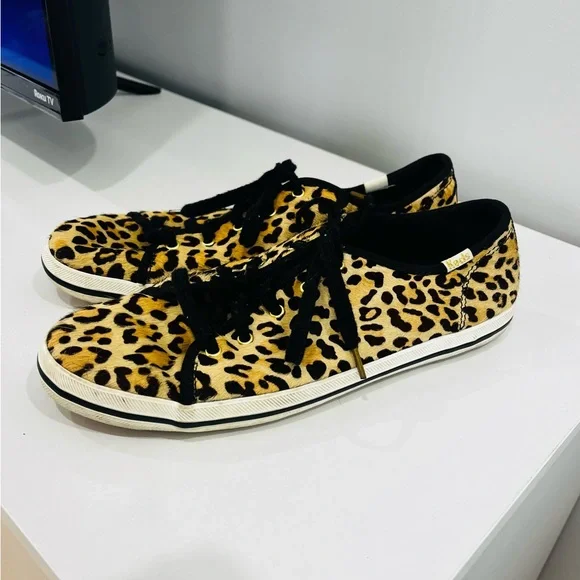 Kate Spade Keds Leopard Print Sneakers - Picture 3 of 6